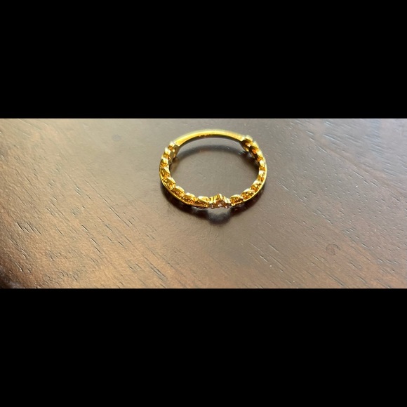14k Gold plated CZ Ring - Size 7 - Picture 12 of 16